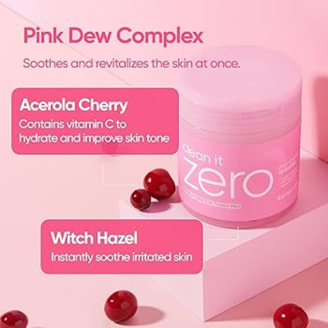 BANILA CO®  Clean It Zero Pink Hydration Toner Pad