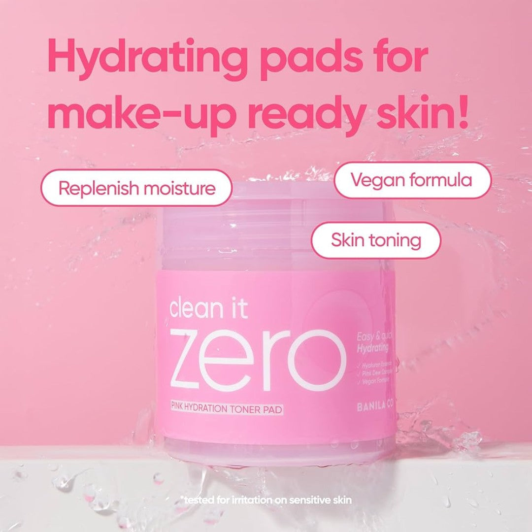 BANILA CO®  Clean It Zero Pink Hydration Toner Pad