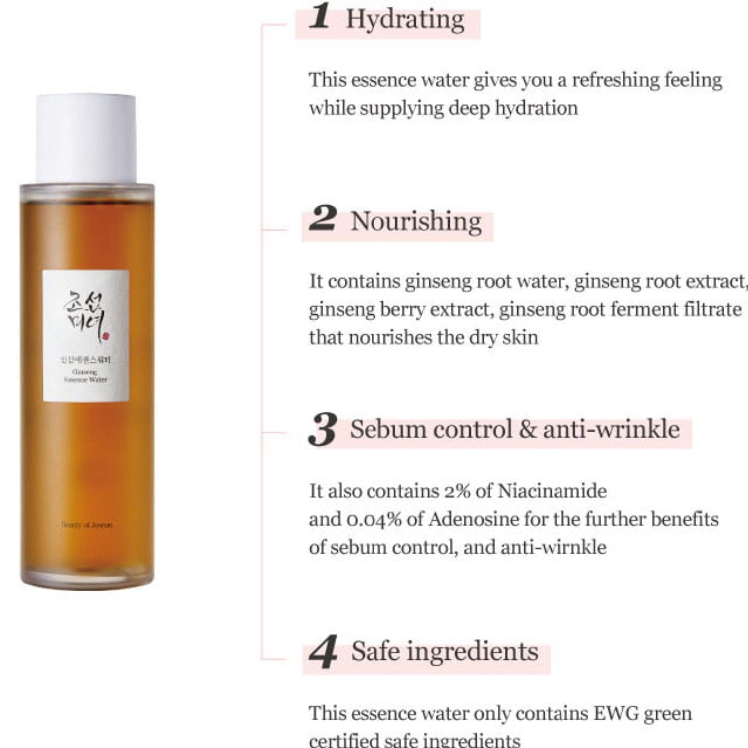 BEAUTY OF JOSEON® Ginseng Essence Water (150ml)