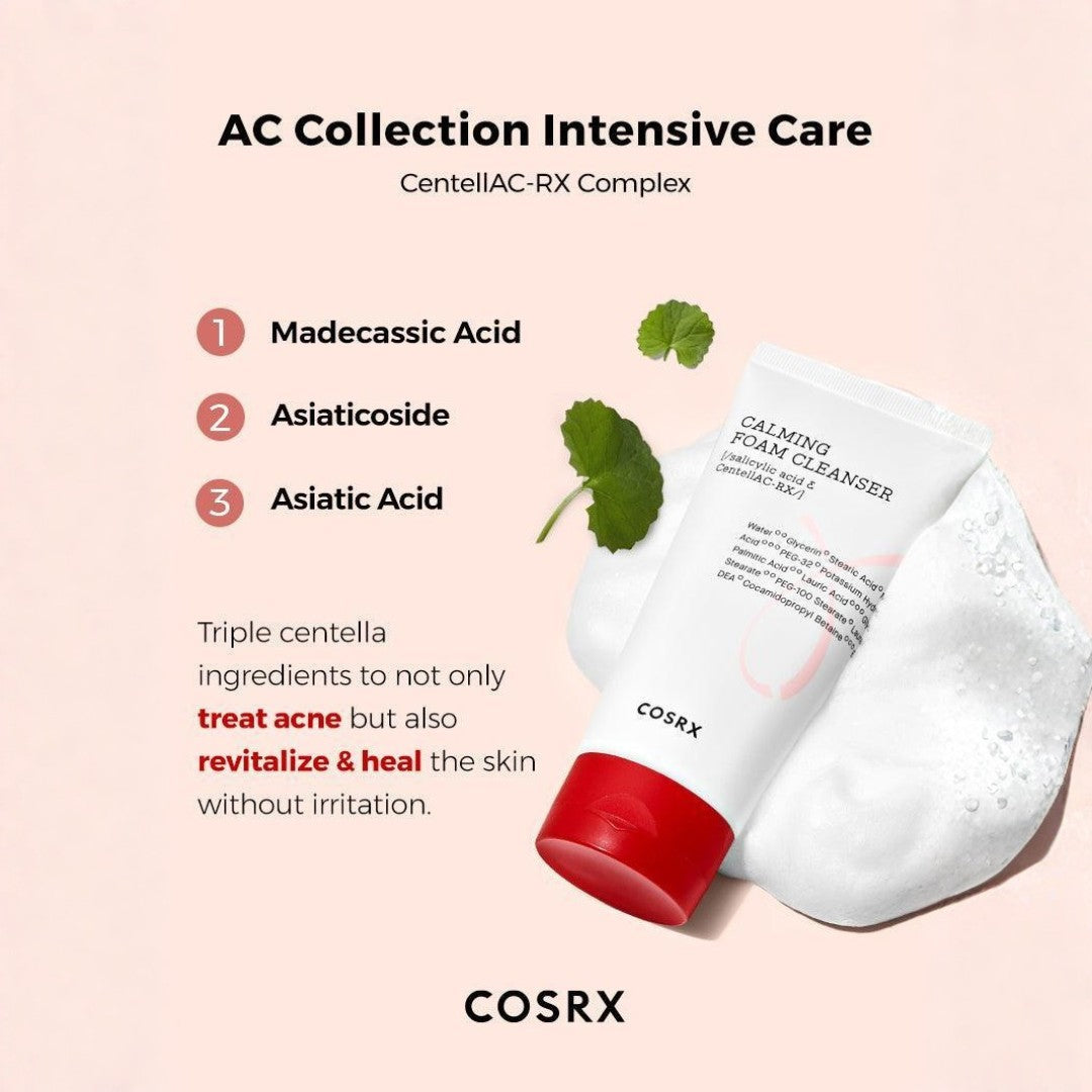 COSRX® AC Collection Calming Foam Cleanser (150ml)