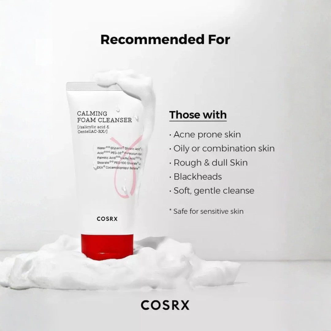 COSRX® AC Collection Calming Foam Cleanser (150ml)