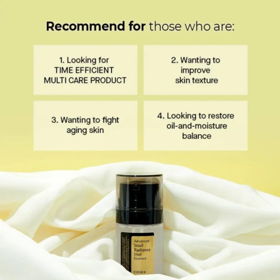 COSRX® Advanced Snail Radiance Dual Essence (80ml)