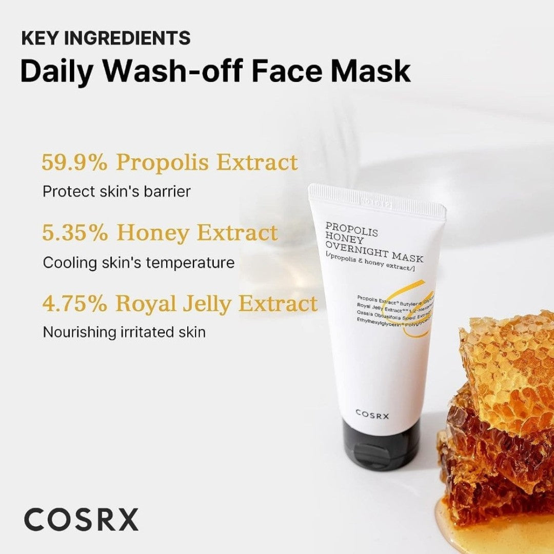 COSRX® Full Fit Propolis Honey Overnight Mask (60ml)