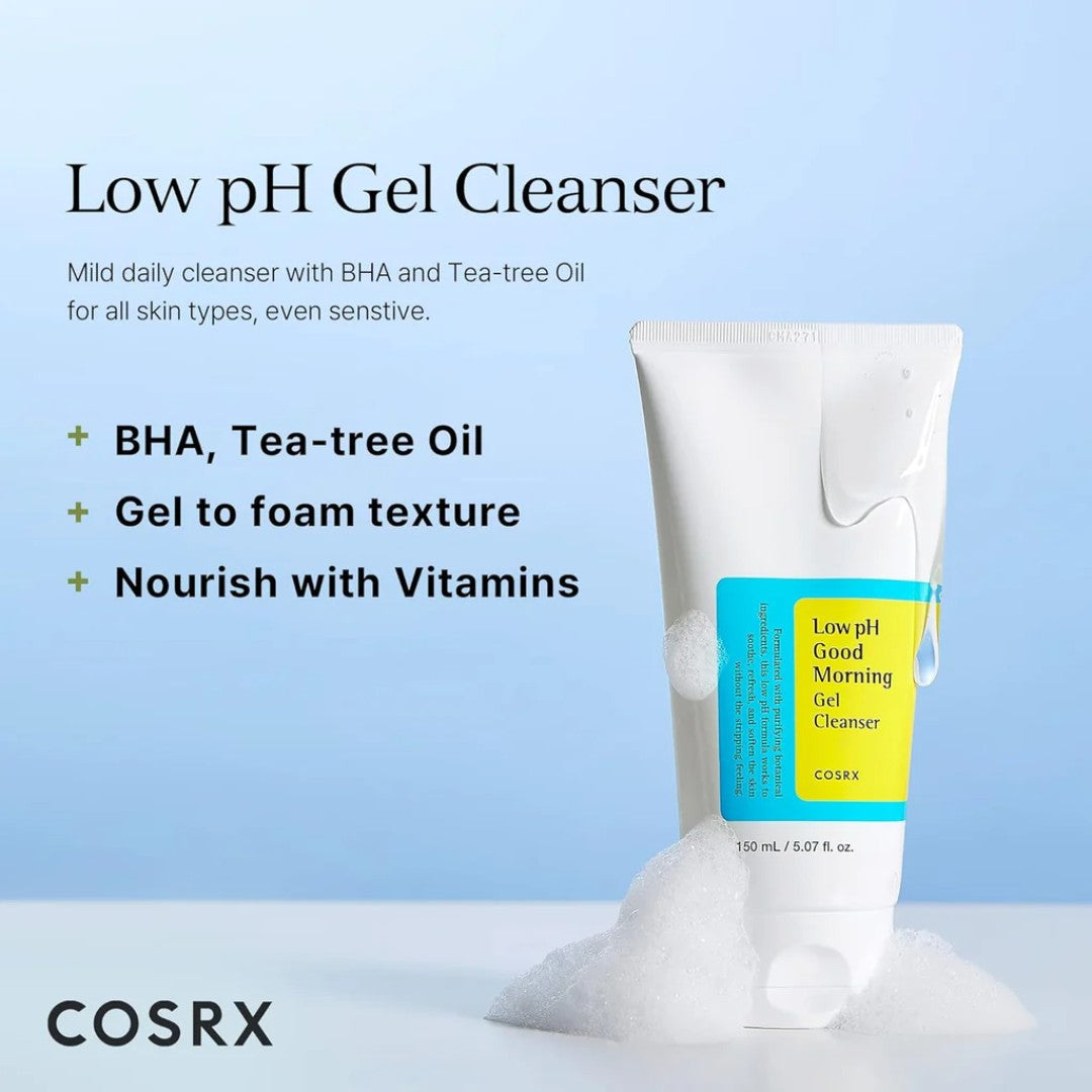 COSRX® Low pH Good Morning Gel Cleanser (150ml)