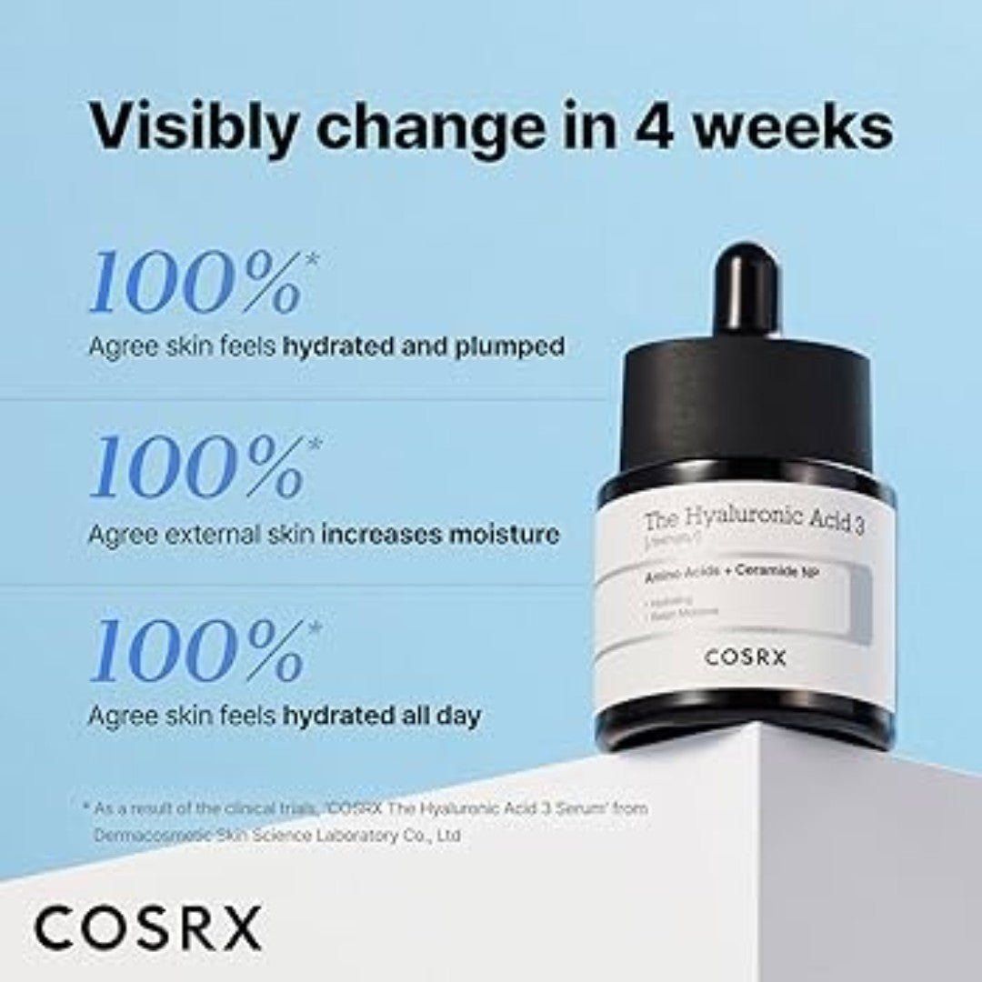 COSRX® The Hyaluronic Acid 3 Serum (20ml)