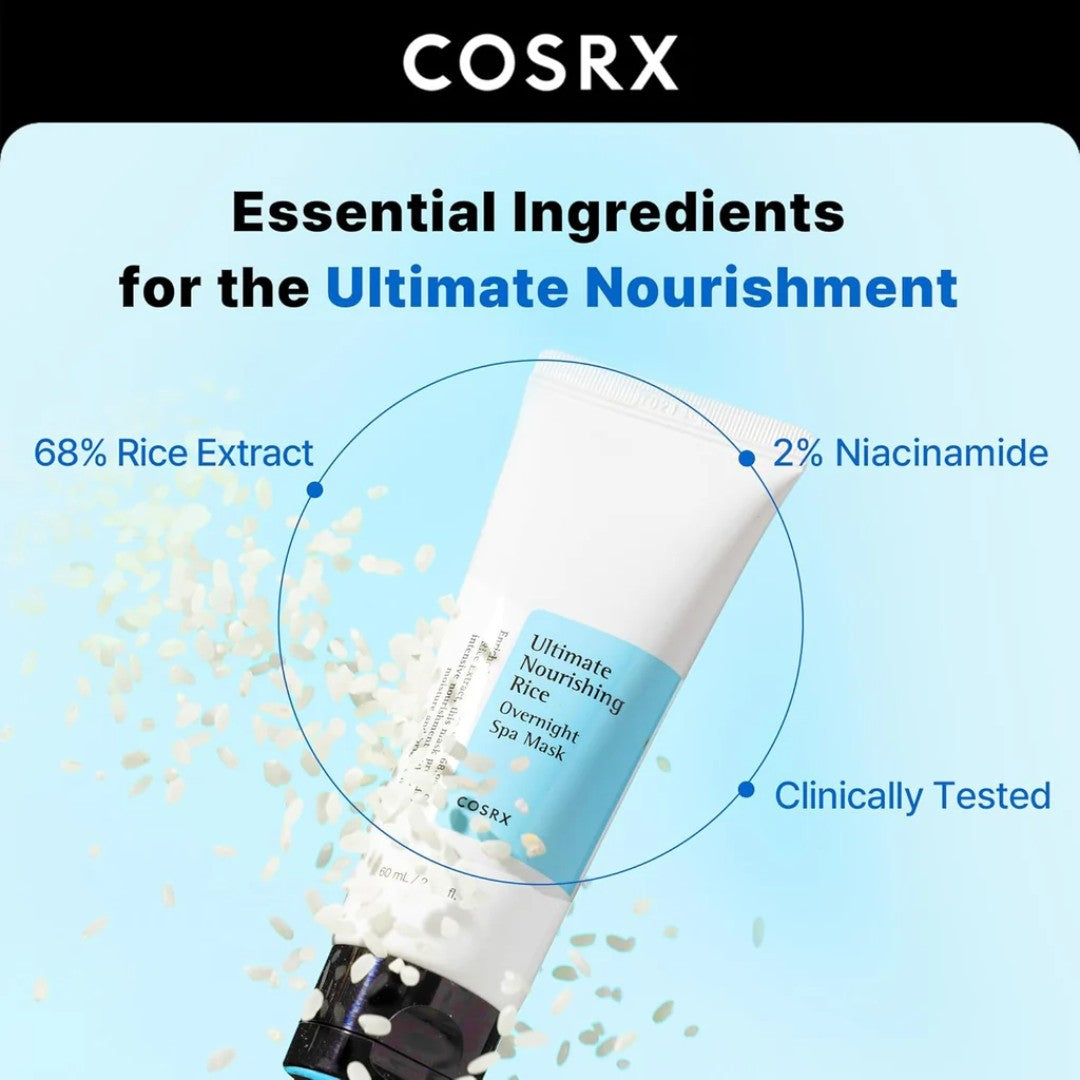 COSRX® Ultimate Nourishing Rice Overnight Spa Mask (60ml)