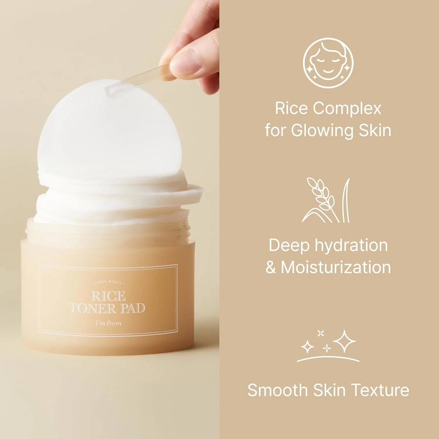I'M FROM® Rice Toner Pad (140ml)