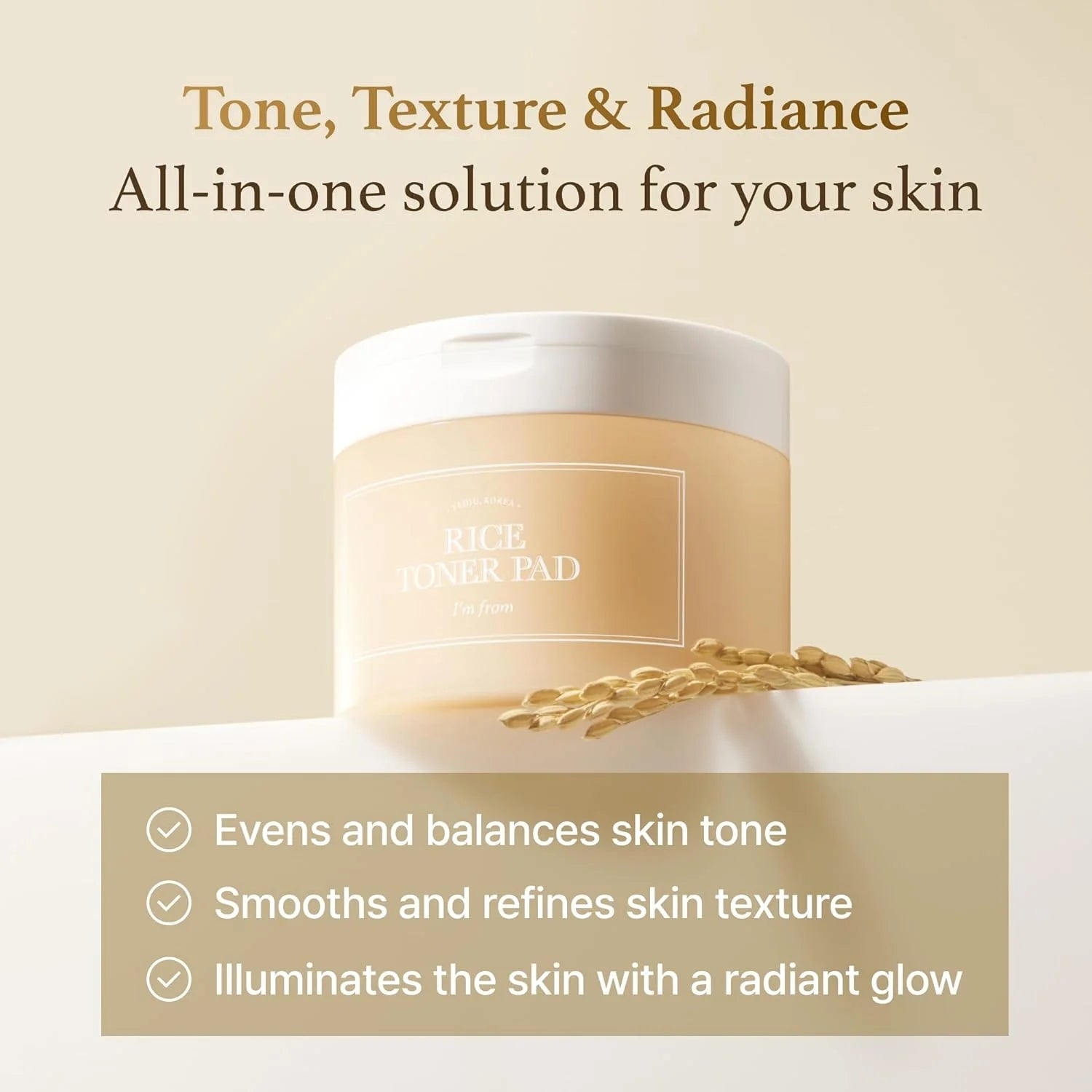I'M FROM® Rice Toner Pad (140ml)