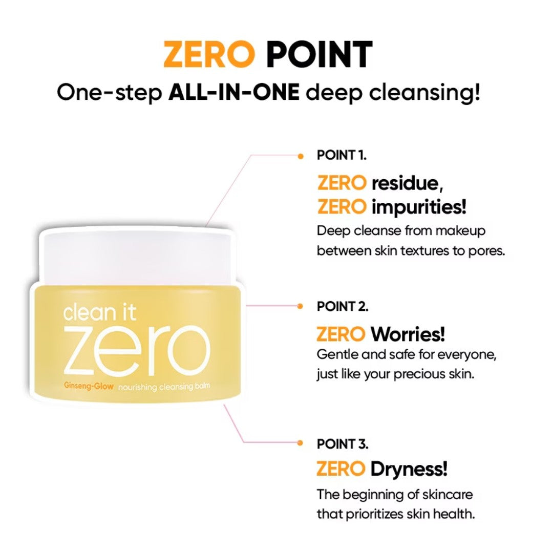 BANILA CO® Clean It Zero Ginseng-Glow Nourishing Cleansing Balm (100ml)