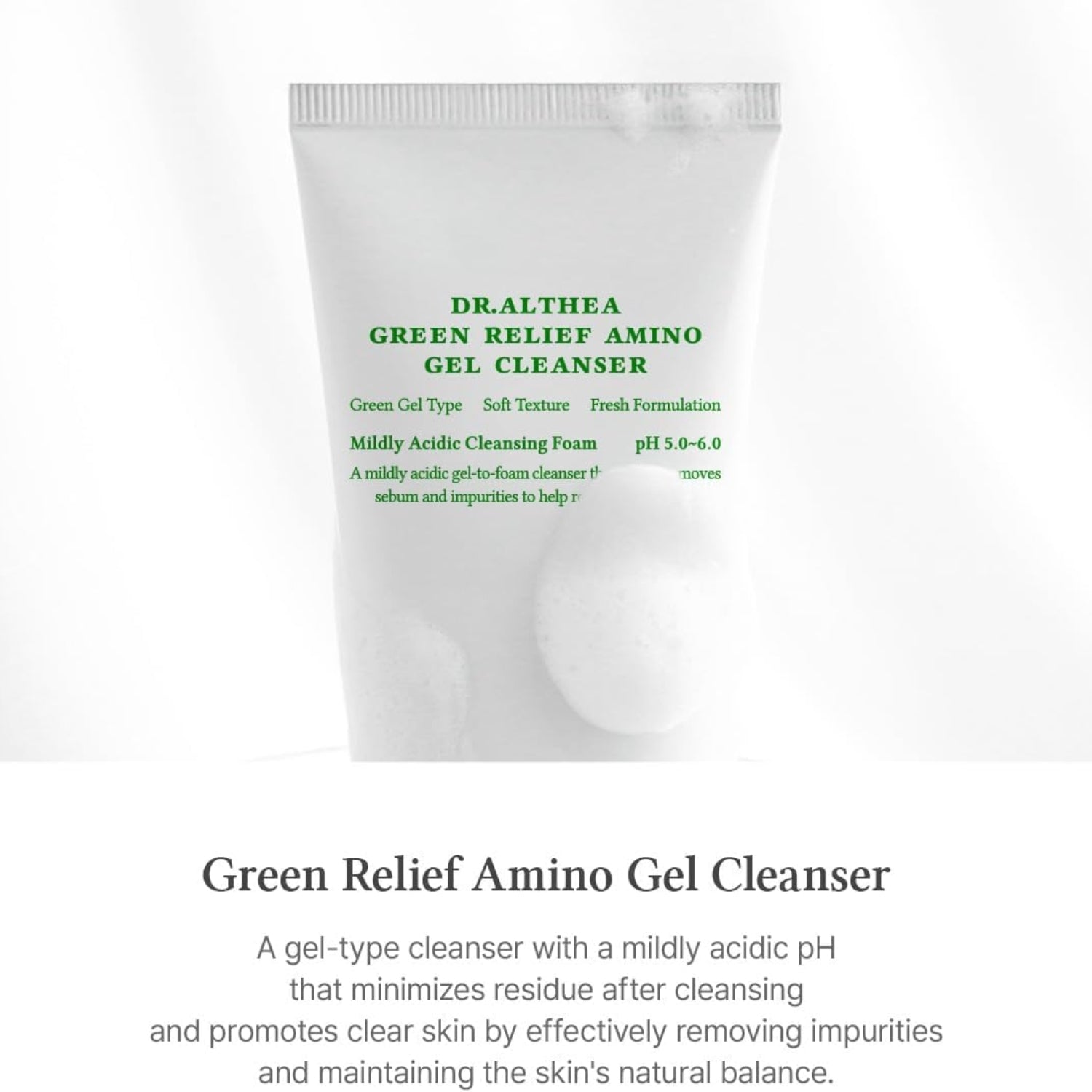 DR. ALTHEA®  Green Relief Amino Gel Cleanser (100ml)