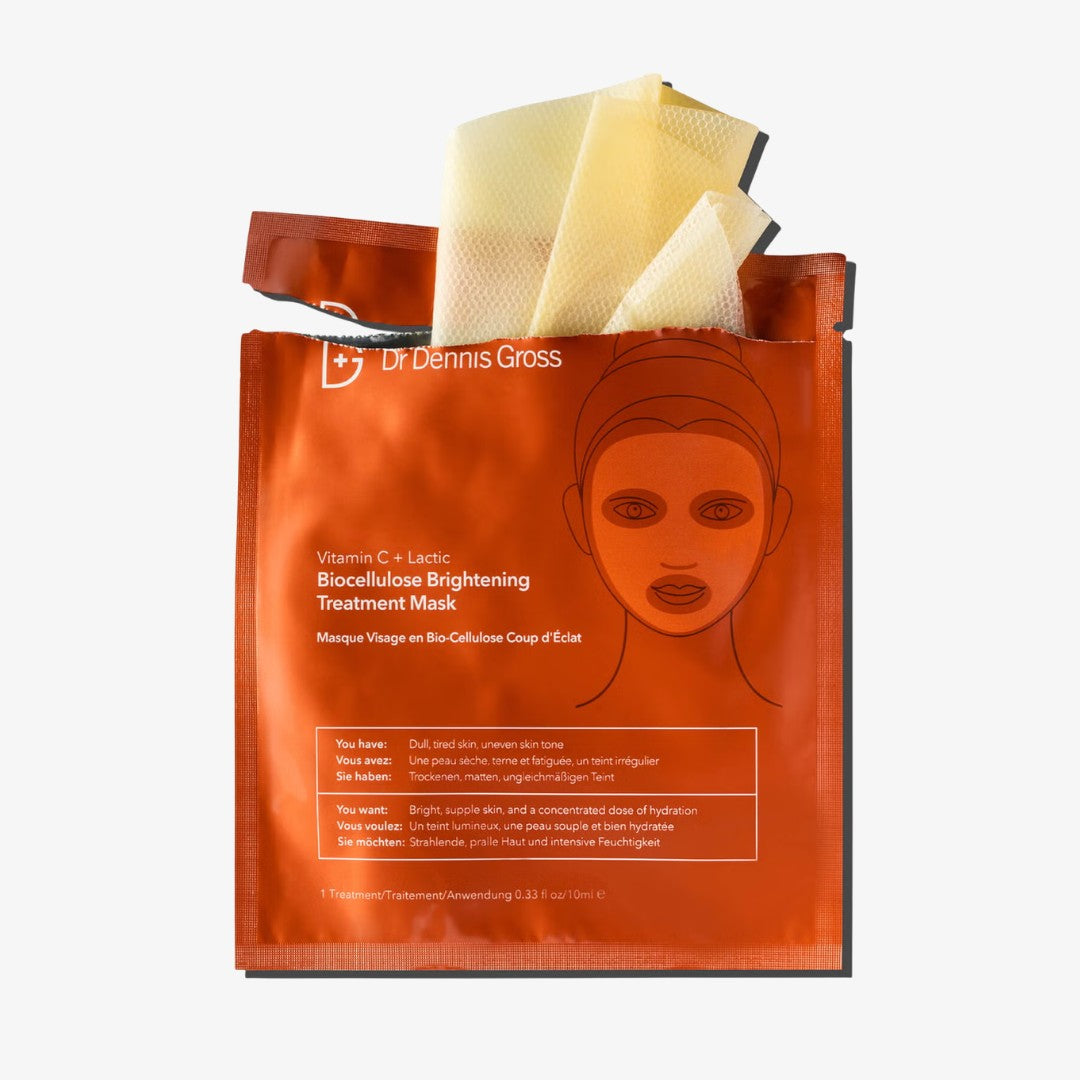 Dr Dennis Gross® Brightening Biocellulose Treatment Mask