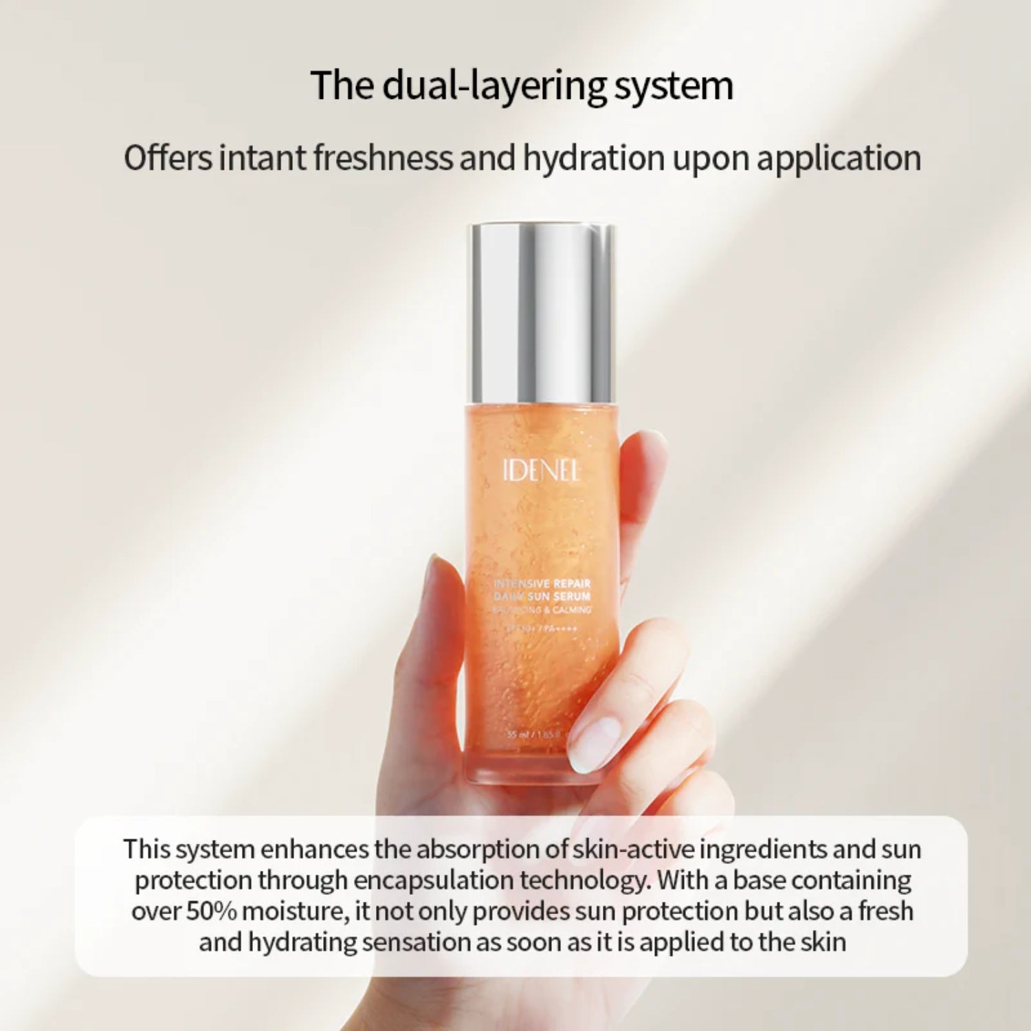 IDENEL® Intensive Repair Sun Serum SPF 50+ (55ml)