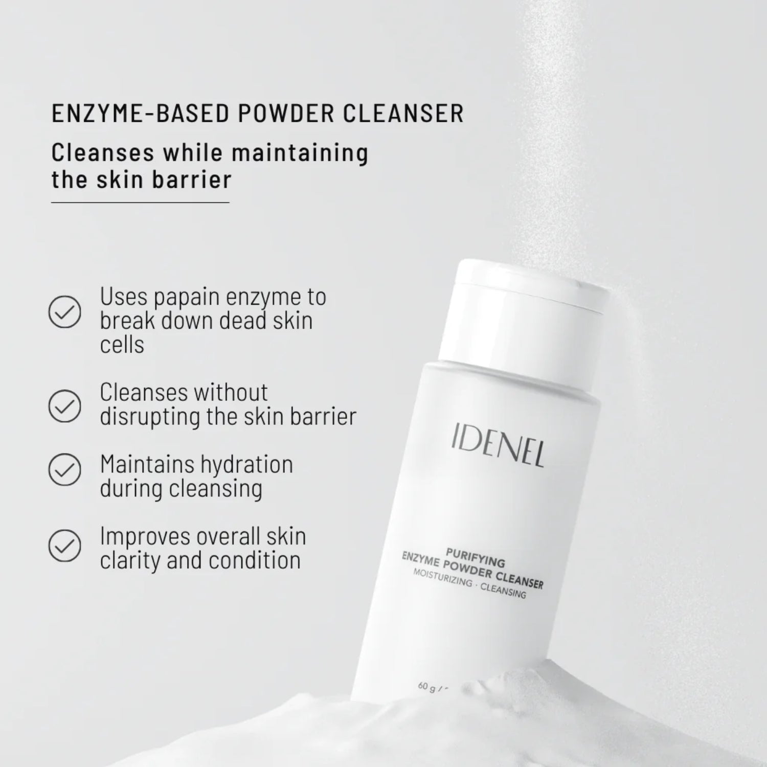 IDENEL® Purifying Enzyme Powder Cleanser (50g)