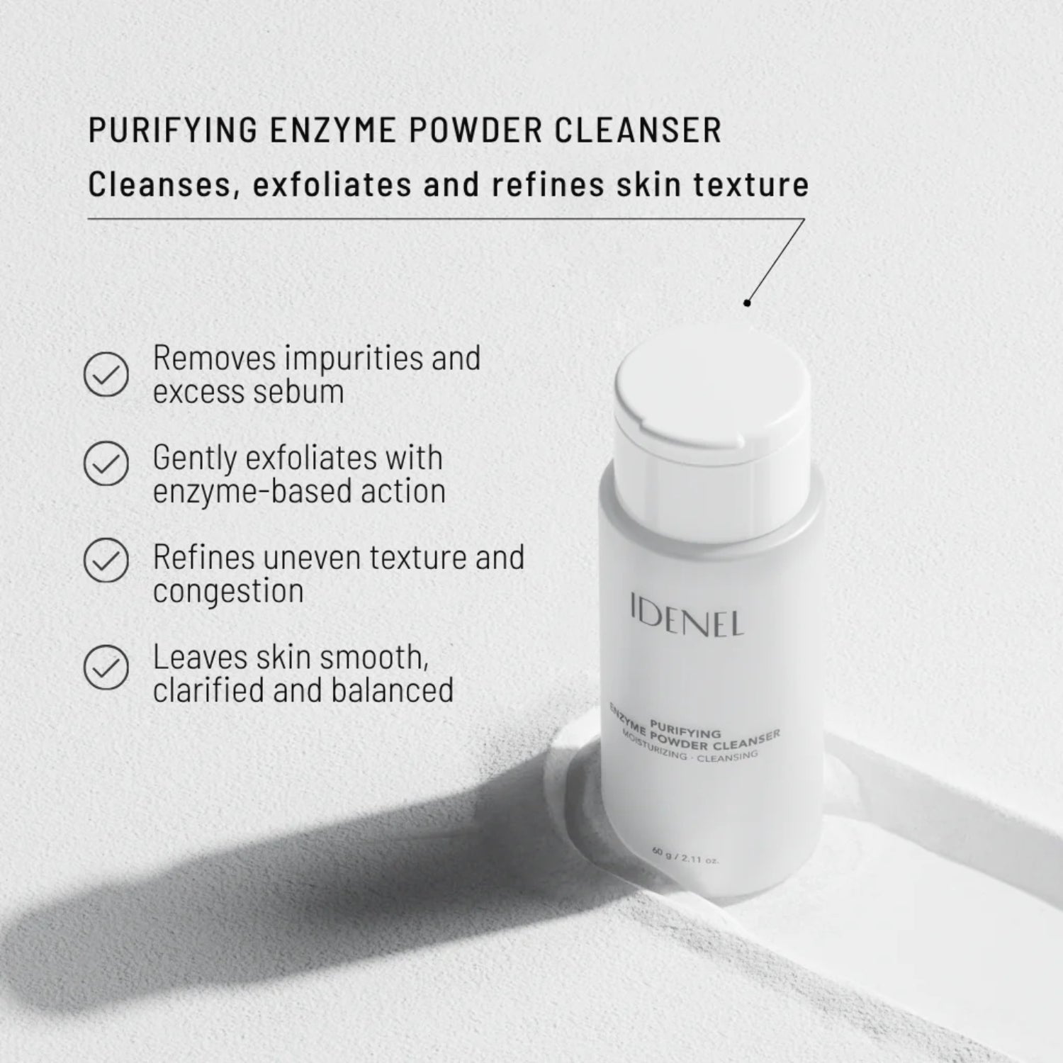 IDENEL® Purifying Enzyme Powder Cleanser (50g)