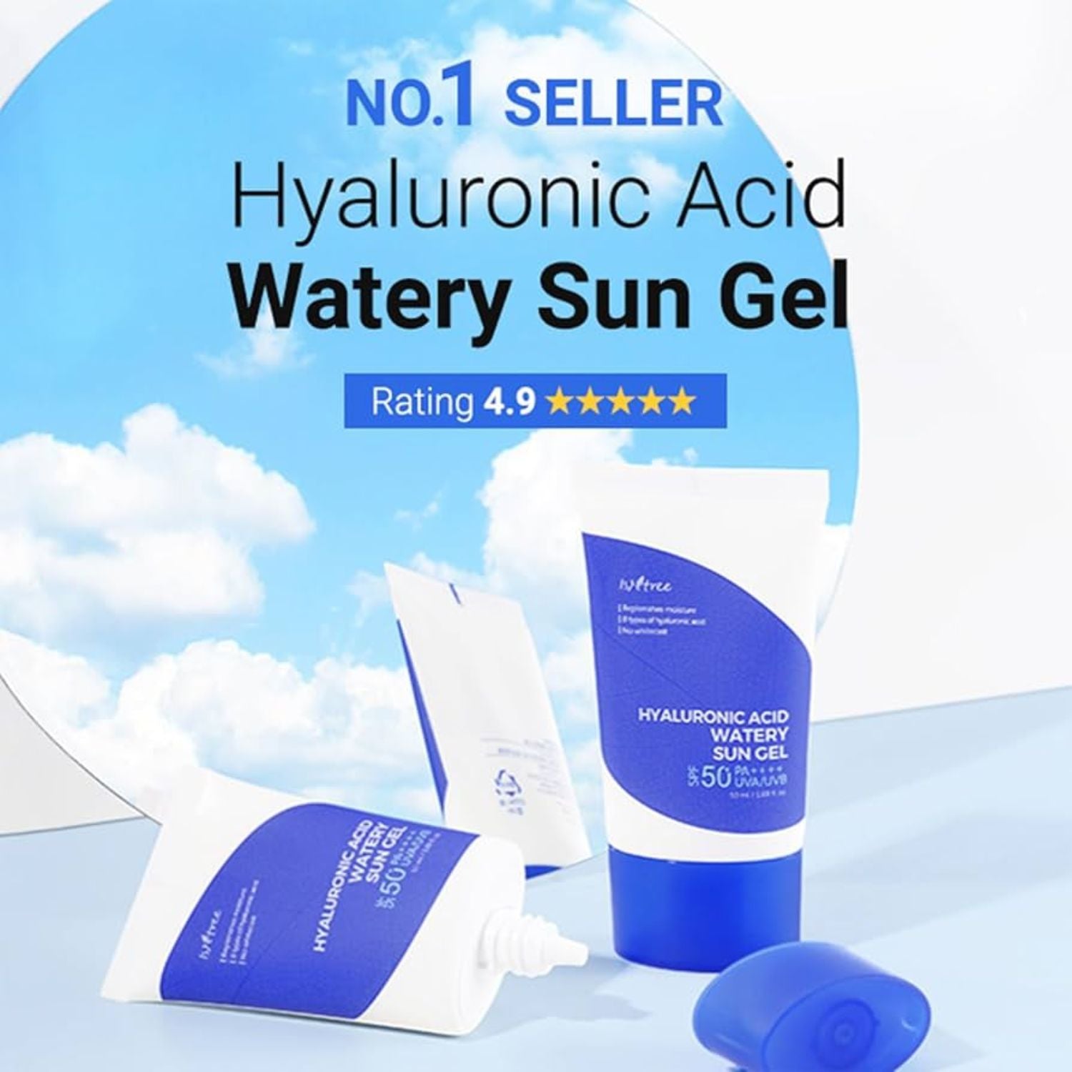 ISNTREE®  Hyaluronic Acid Watery Sun Gel  SPF 50+ (50ml)