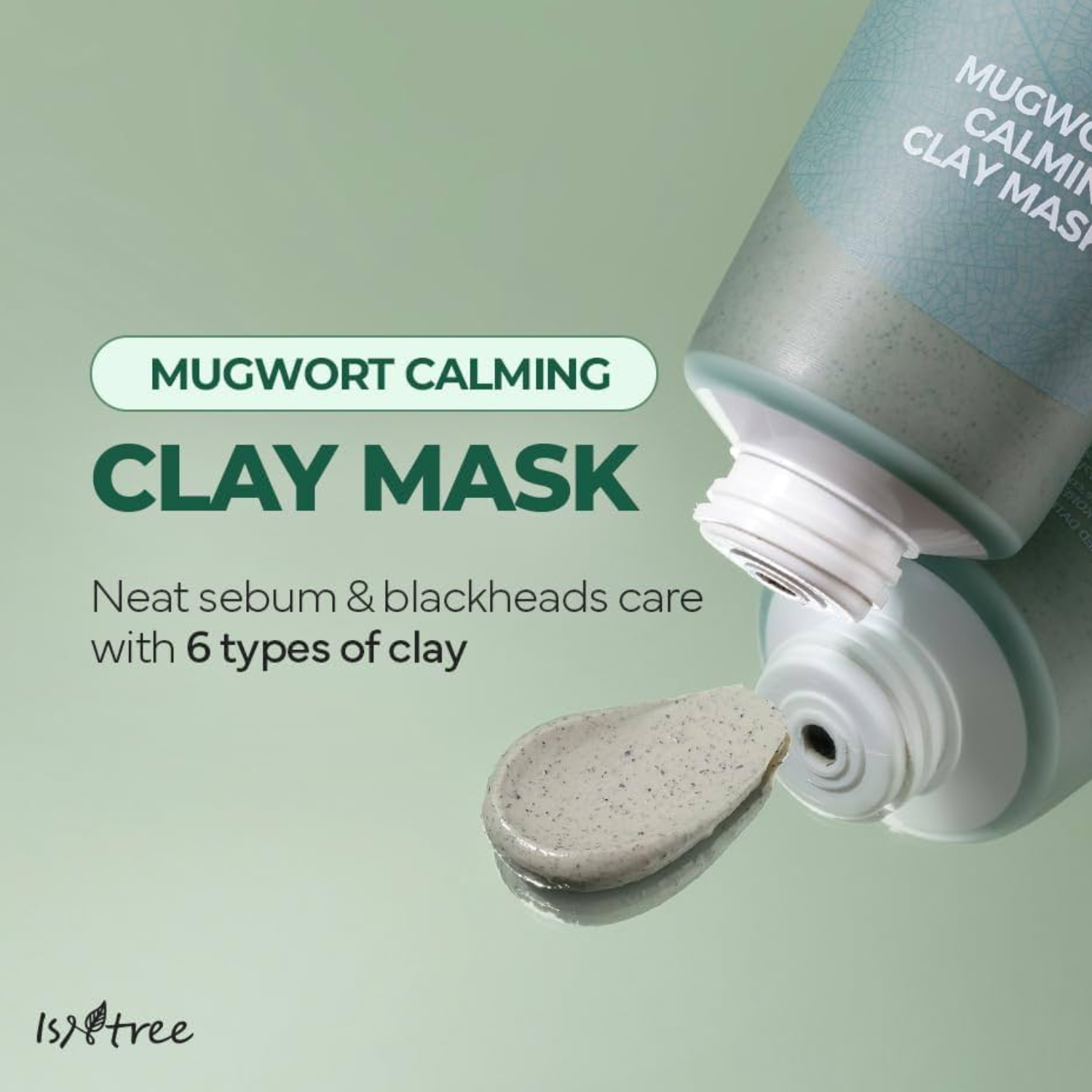 ISNTREE® Mugwort Calming Clay Mask (100ml)