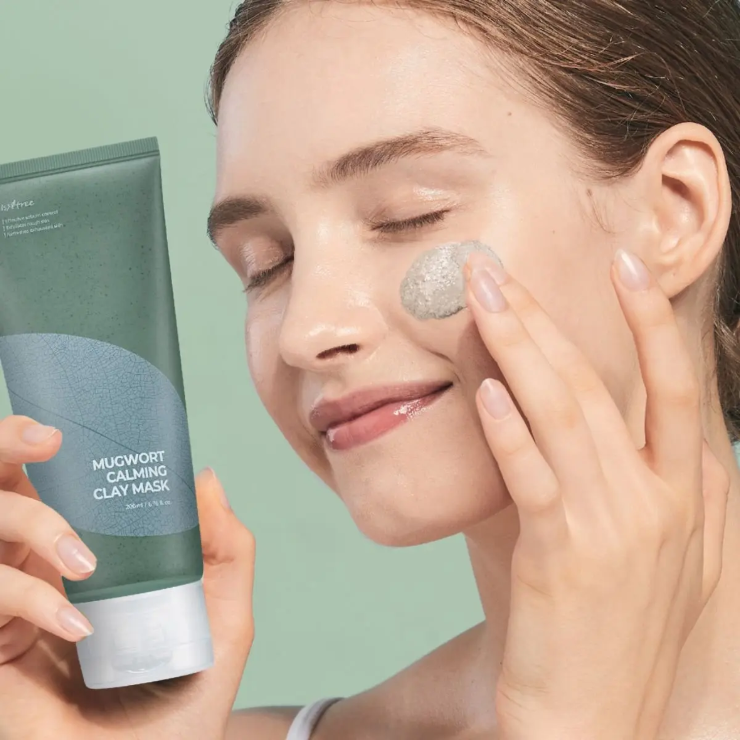 ISNTREE® Mugwort Calming Clay Mask (100ml)