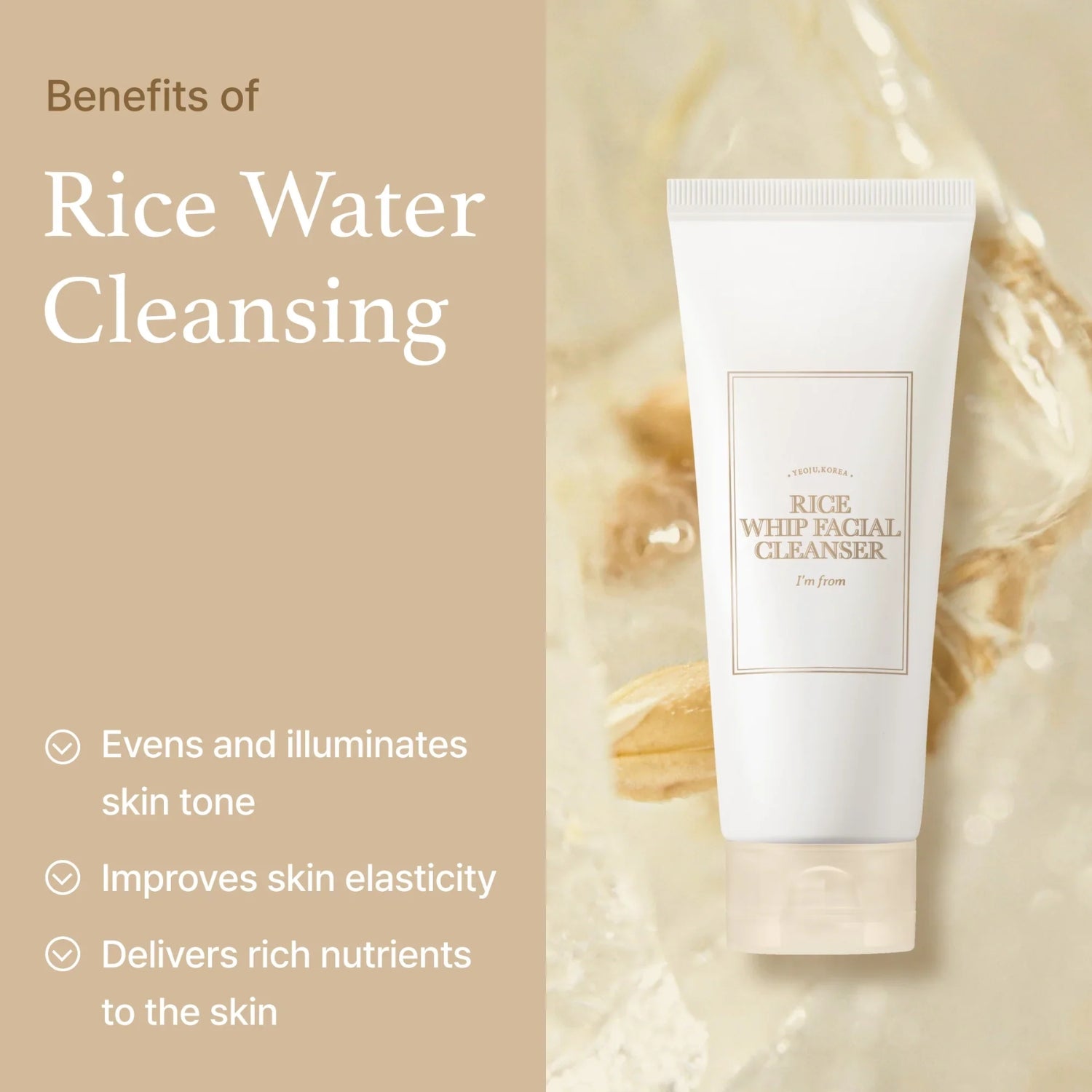 I'M FROM® Rice Whip Facial Cleanser (30ml)
