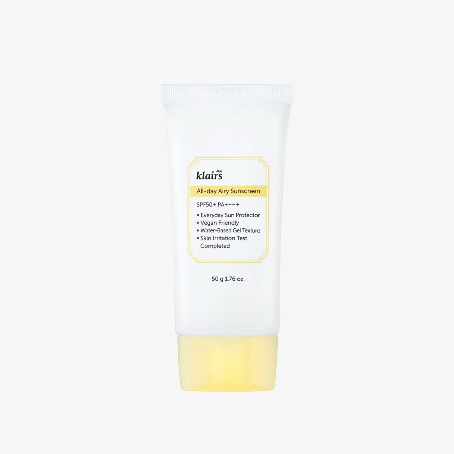 KLAIRS®  ALL-DAY AIRY SUNSCREEN SPF 50+ ( 50ML)