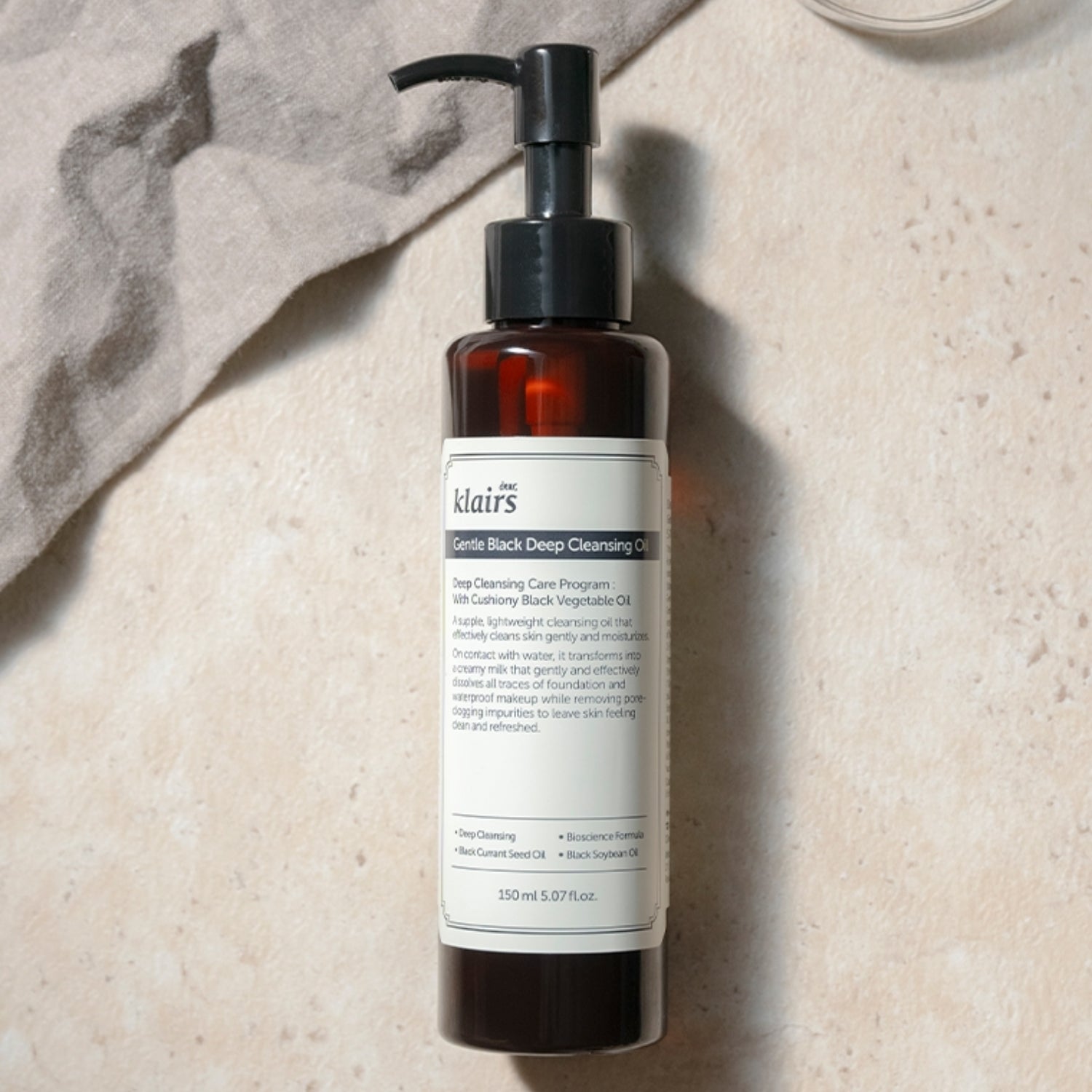 KLAIRS® Gentle Black Deep Cleansing Oil (150ml)