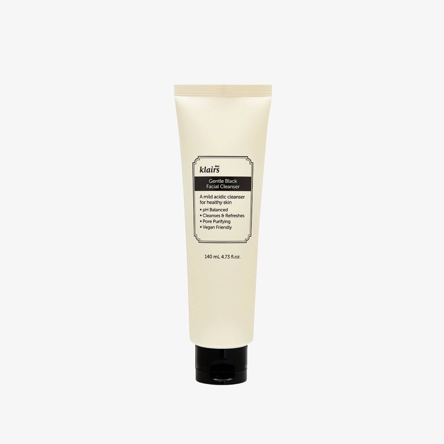 KLAIRS® Gentle Black Facial Cleanser (140ml)