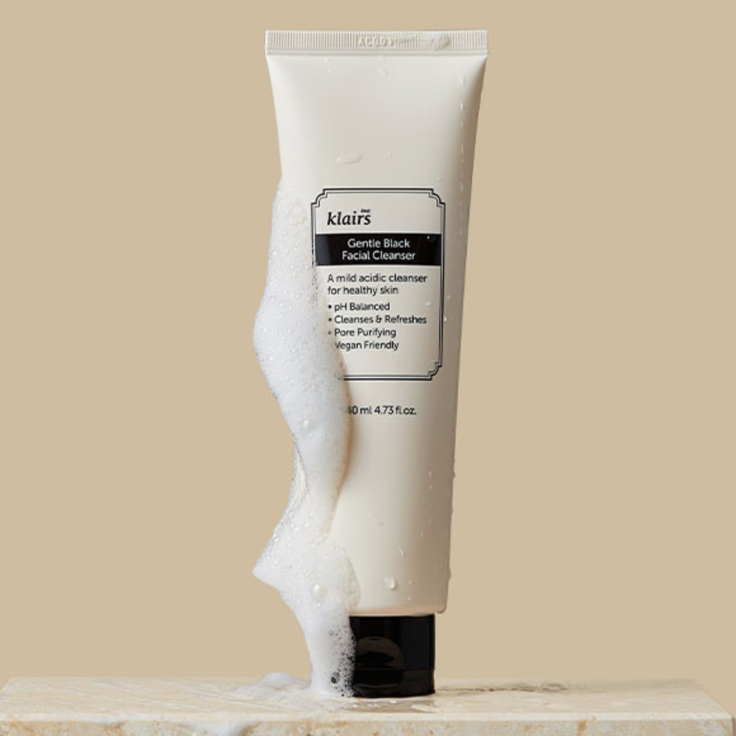 KLAIRS® Gentle Black Facial Cleanser (140ml)