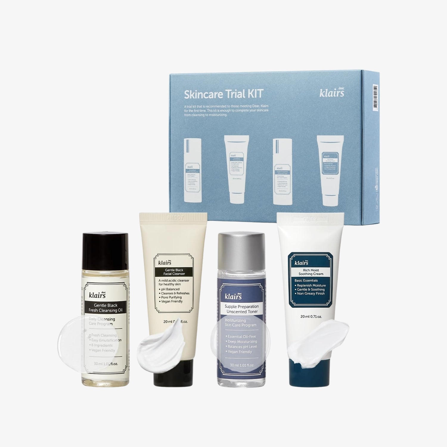 KLAIRS® Secret Trial Kit (4 produkter)