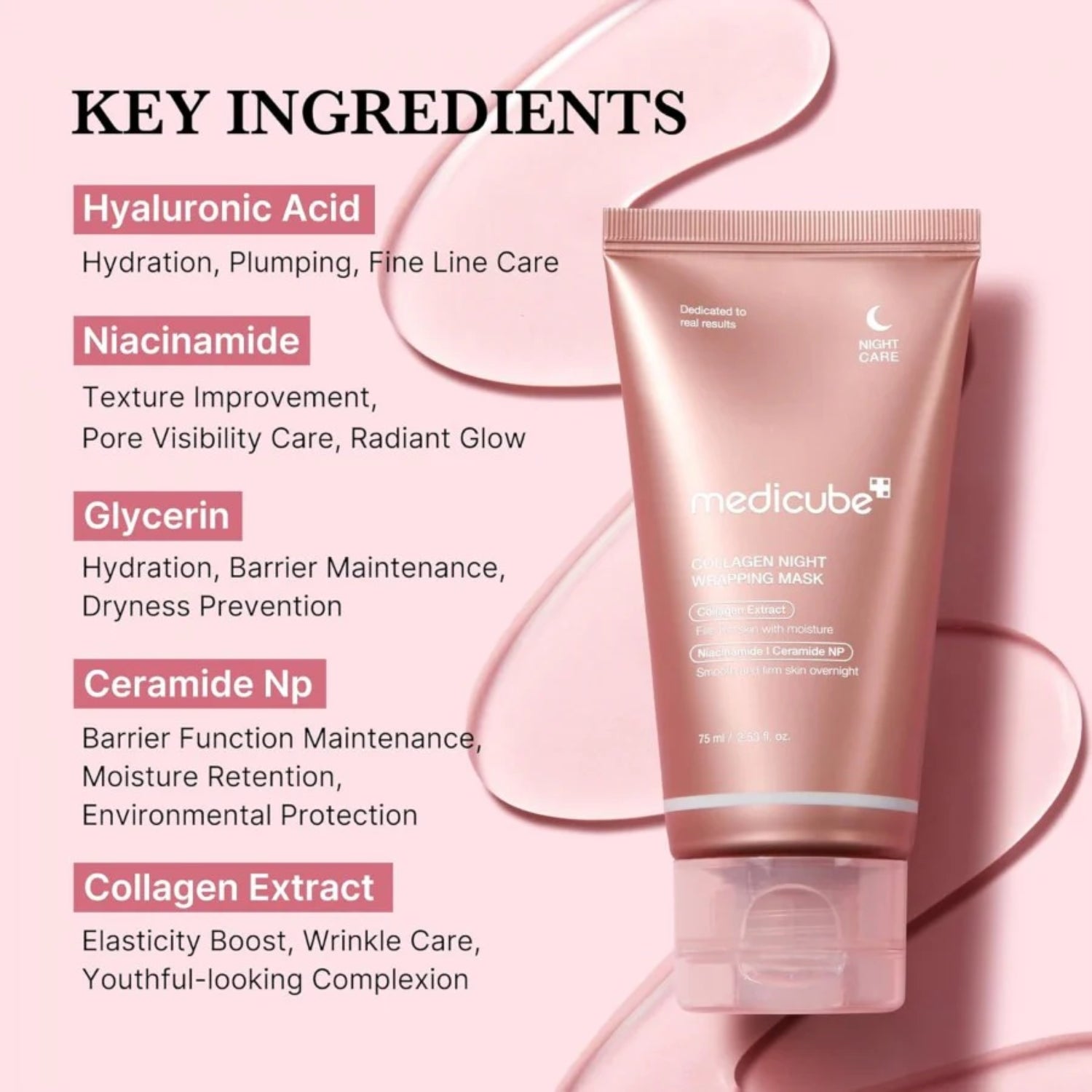 MEDICUBE® Collagen Night Wrapping Mask (75ml)