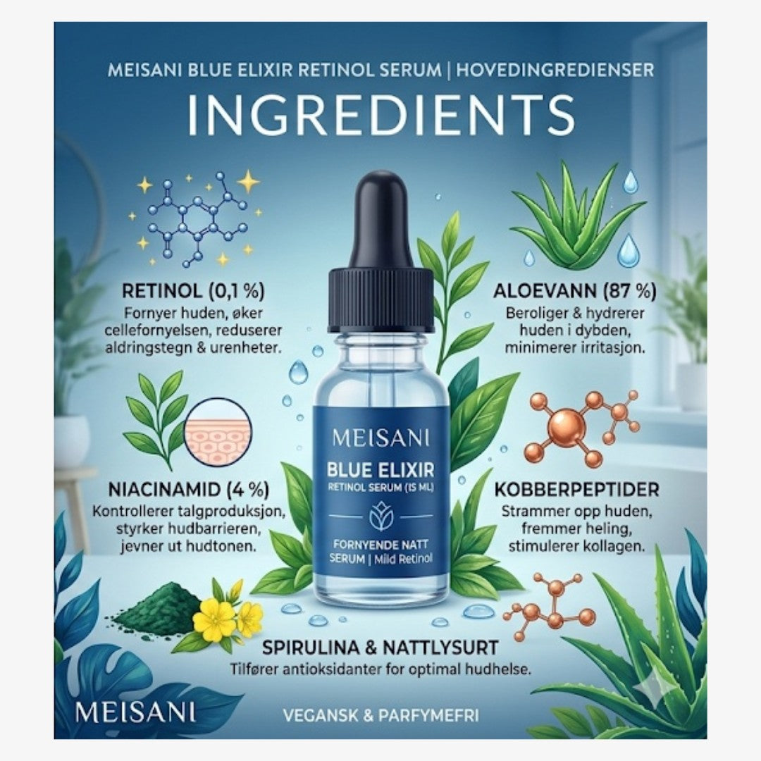 Meisani® Blue Elixir Retinol Serum (15 ML)