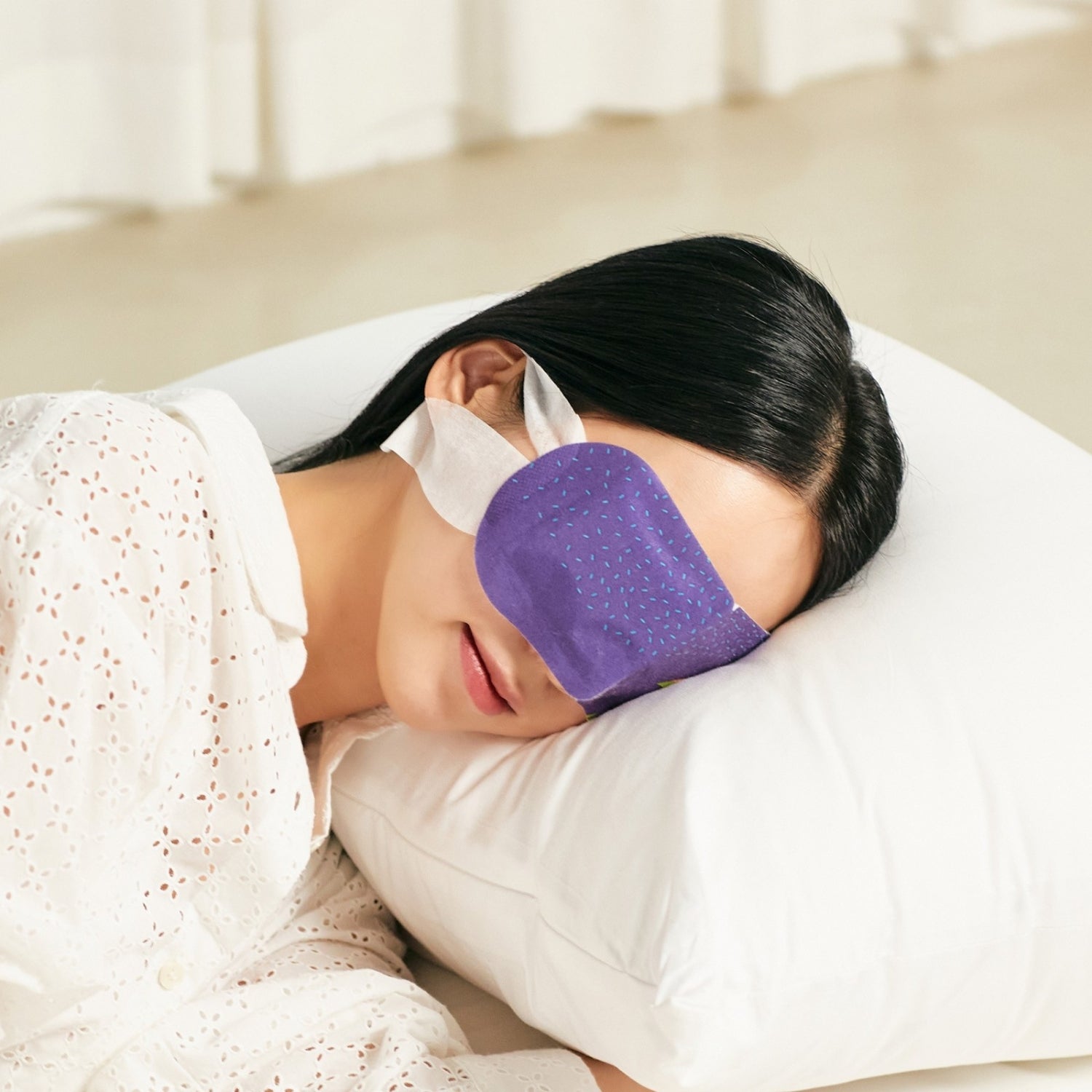 STEAMBASE Daily Eyemask Lavender Blue Water