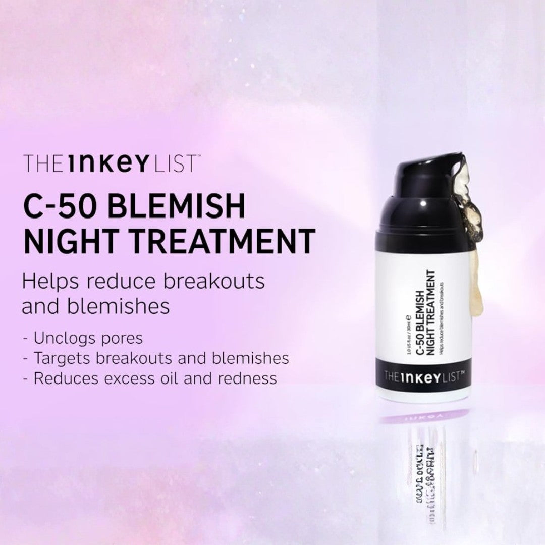 The Inkey List C-50 Blemish Night Treatment (30ml)