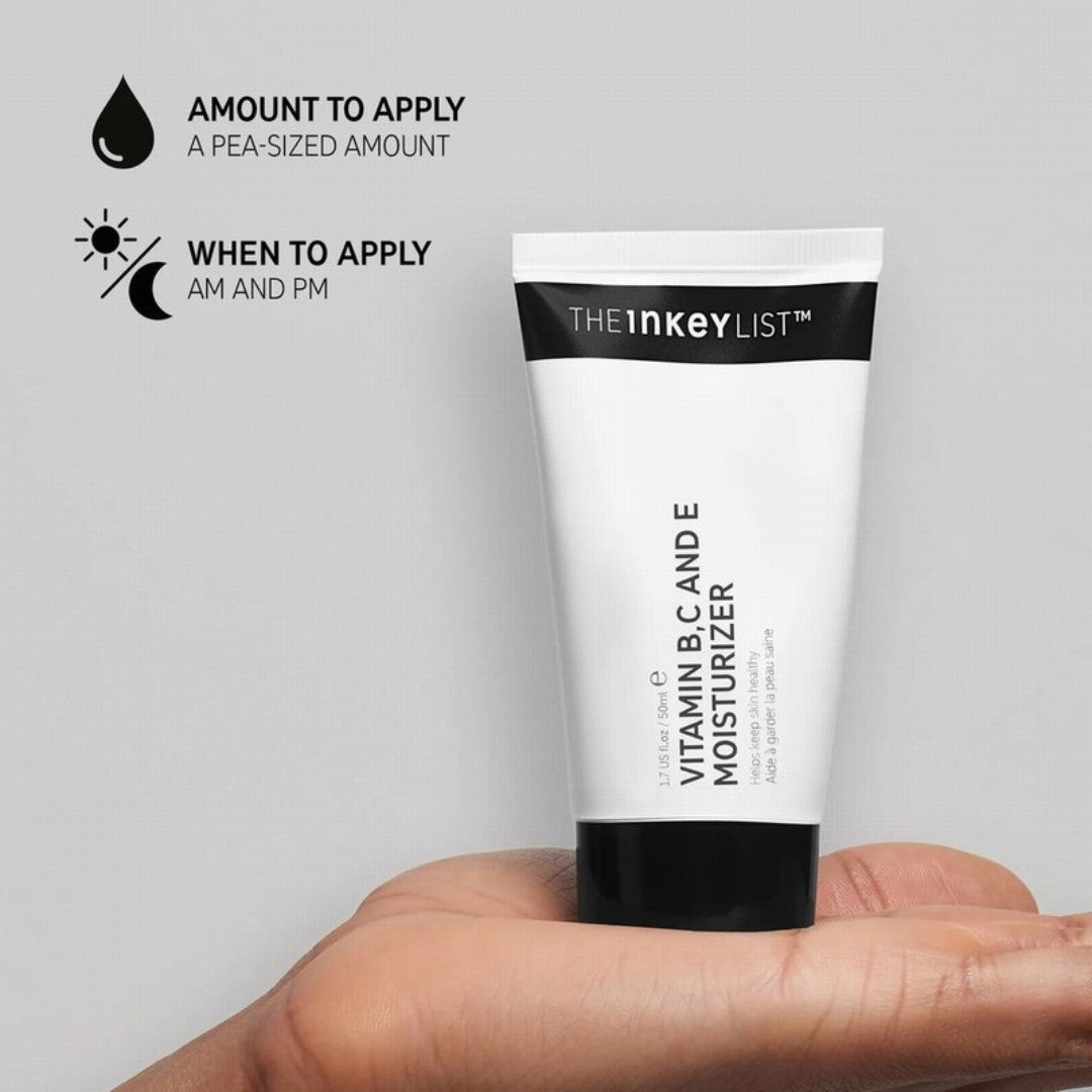 The Inkey List Vitamin B, C and E Moisturizer (50ml)